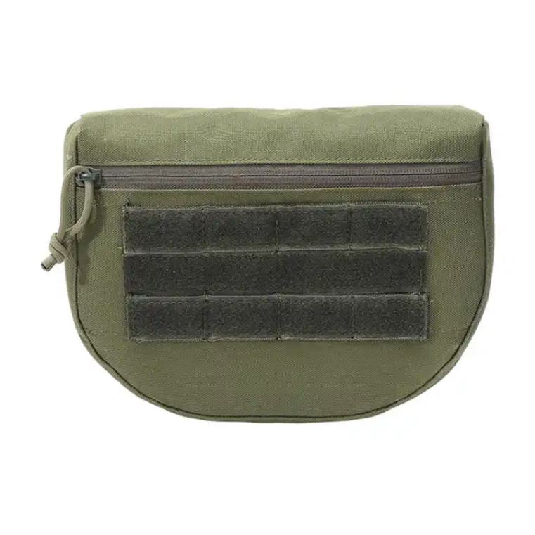 Tactical Drop Down Pouch – MOLLE Admin Pouch with Velcro Mount for Plate Carrier