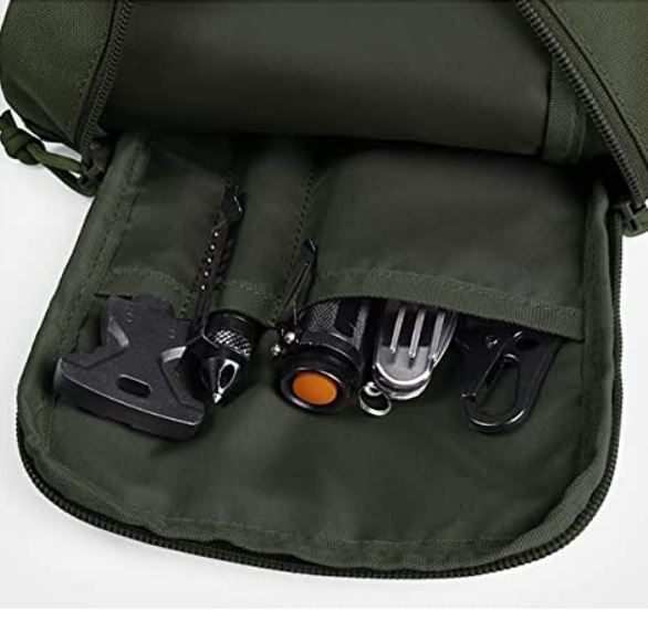 Tactical MOLLE bag large – 27cm utility pouch with 2 compartments