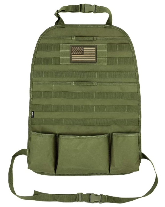 Back Seat Car Seat Organizer Car Storage Bag Molle Panel Vehicle