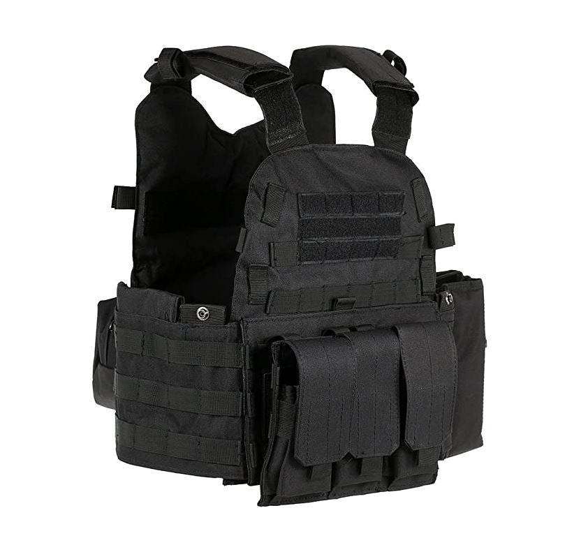 Airsoft Molle Plate Carrier "Slick" mit Taschen