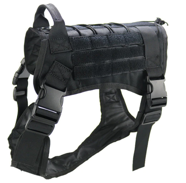 Tactical molle dog vest harness