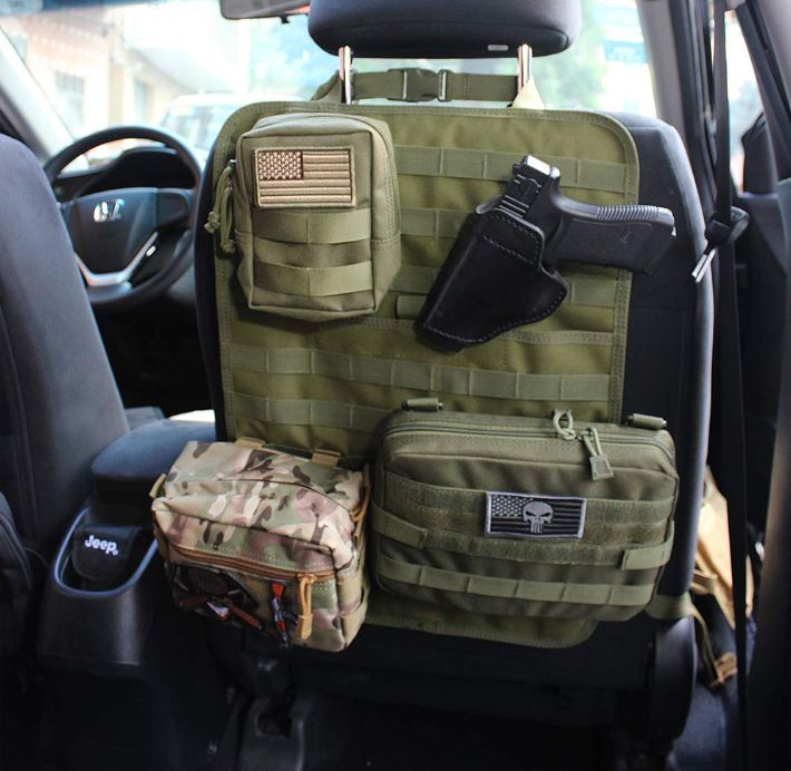 Rücksitz Organizer Autositz-Tasche Molle-System KFZ Aufbewahrungs-Panel