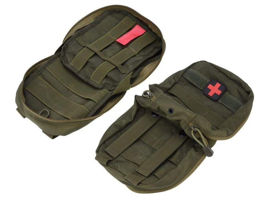 Tactical first aid bag with Rotkreuz Patch Molle Pouch