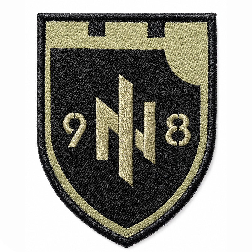 98th Territorial Defence Battalion Azov-Dnipro Logo Patch Ukraine Embroidery Klett Aufnäher