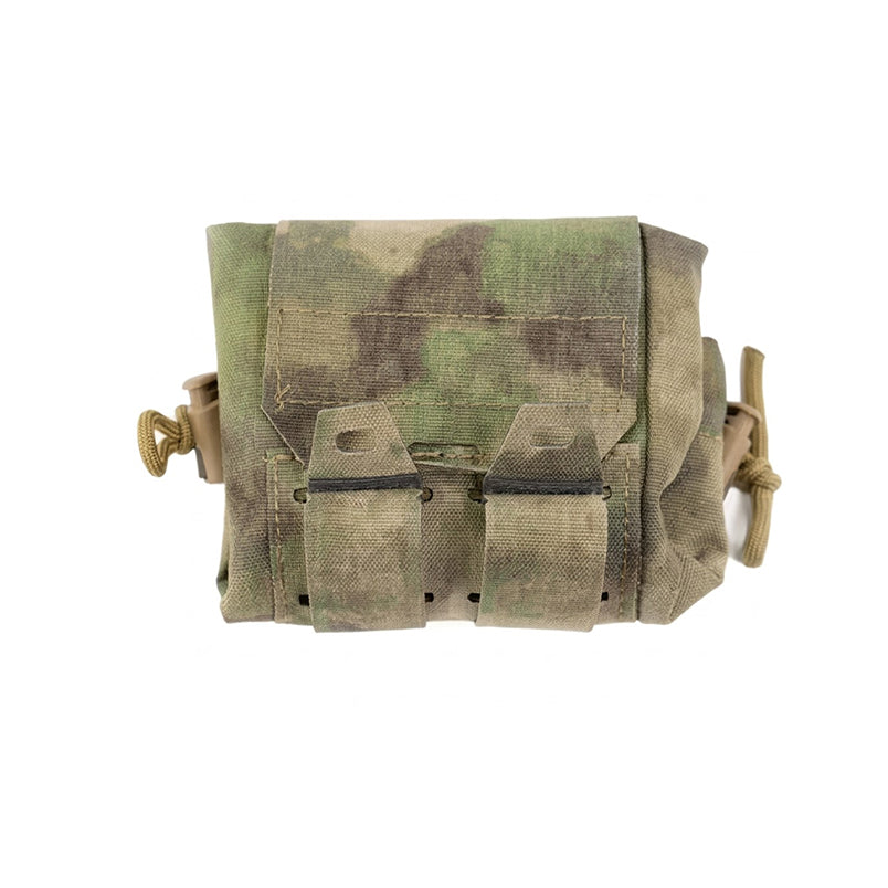 A-TACS FG Dump Pouch MOLLE – Foldable Mag Drop Pouch 500D Nylon | Tactical Reload Pouch