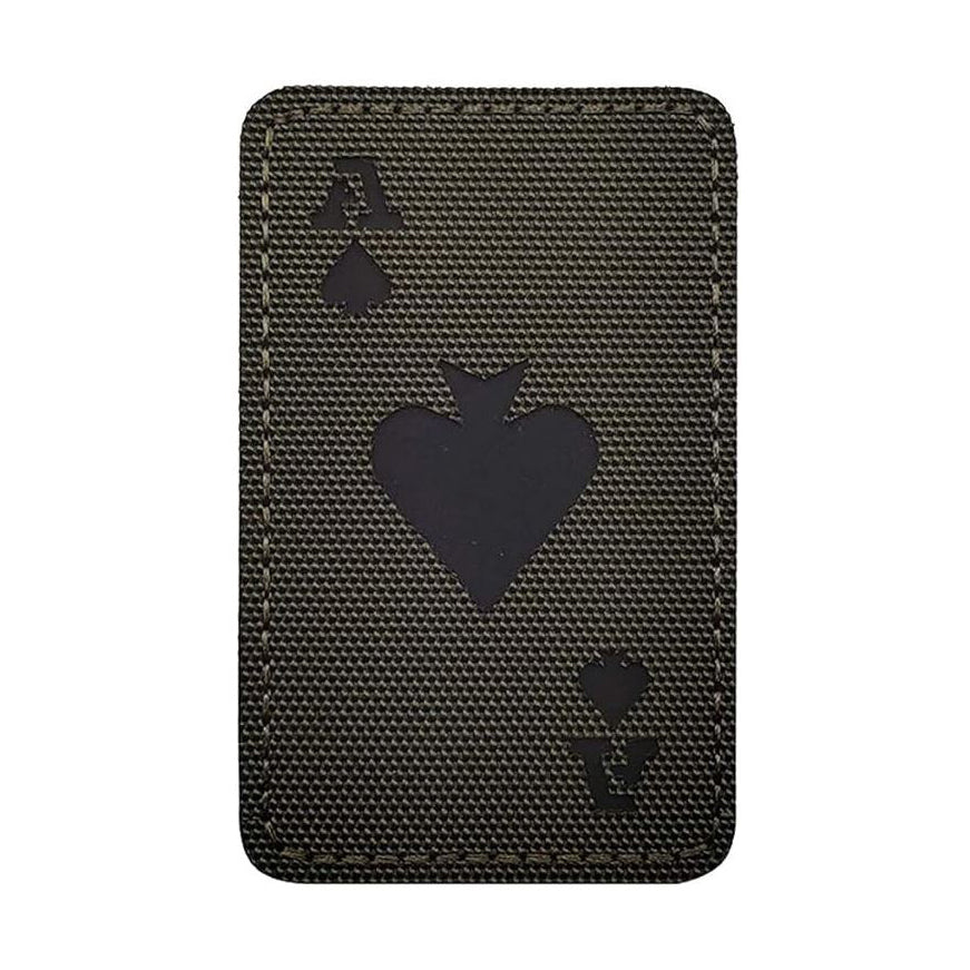 Ace of Spades Card Airsoft Patch Pik-Ass Karte Softair Klett Aufnäher