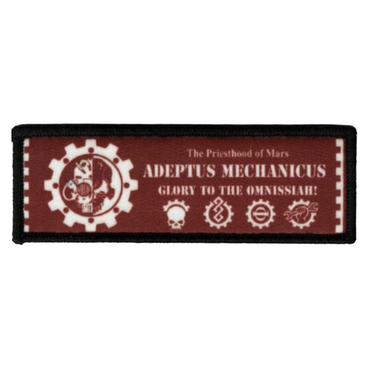 Adeptus Mechanicus Tech Priests Velcro Patch Space Marine Chapter Klett Aufnäher