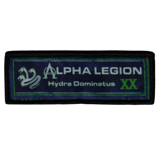 Alpha Legion Velcro Patch Warhammer Space Marine Chaos Klett Aufnäher