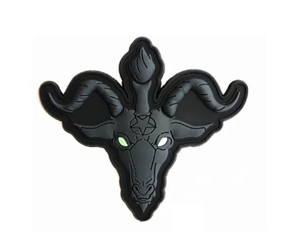 Baphomet Glow in the Dark PVC Patch