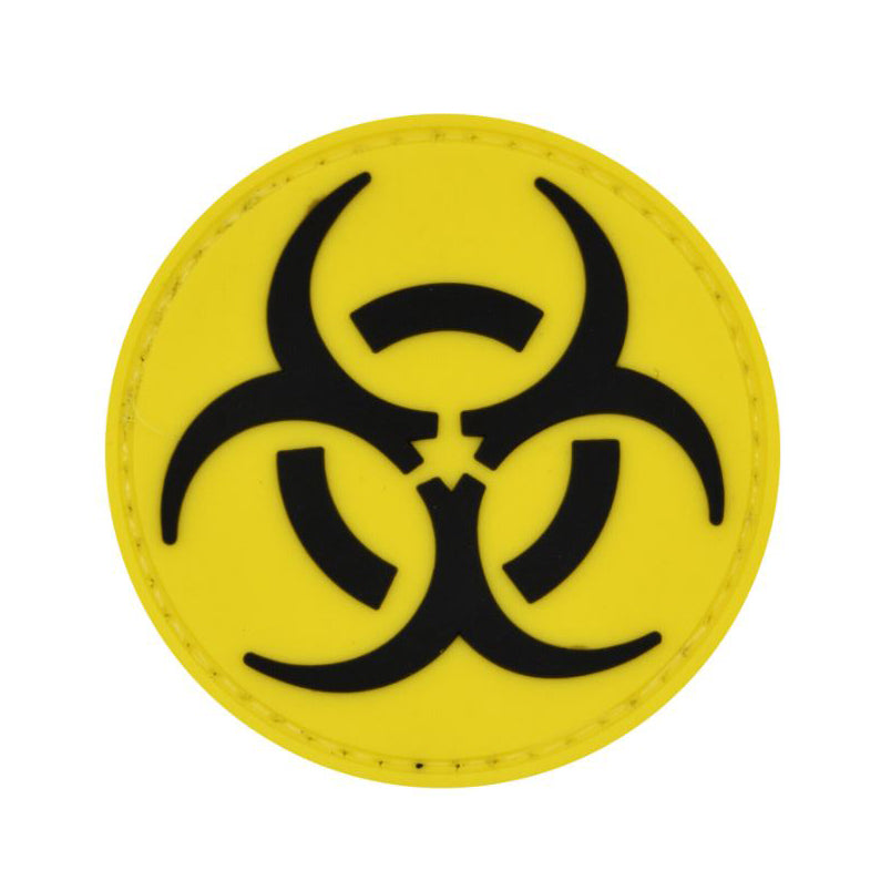 Biohazard Biological Hazard PVC Airsoft Patch Biogefährdung Softair Klett Aufnäher