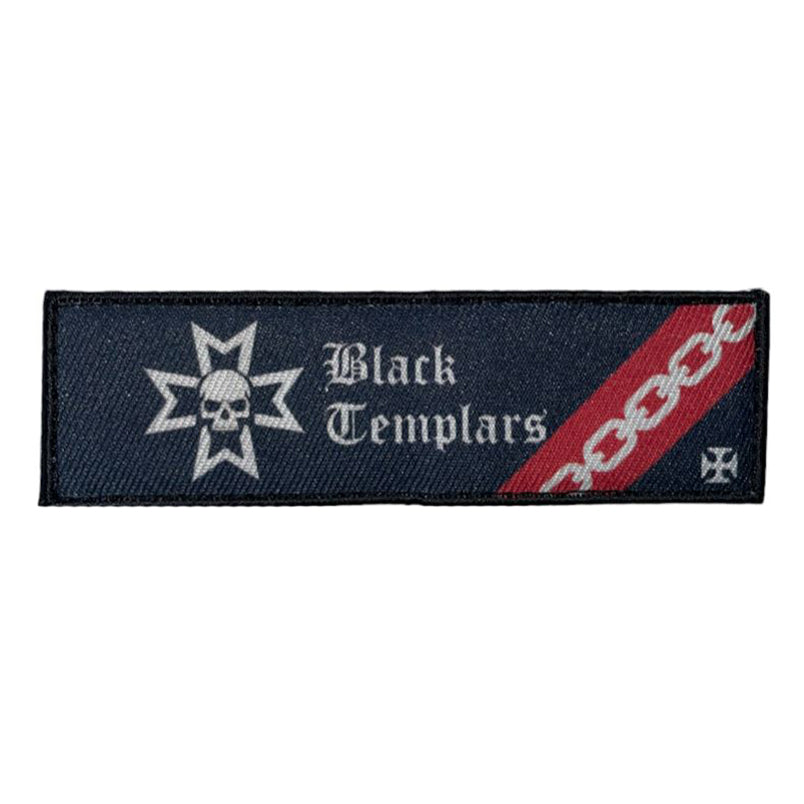 Black Templars Holy Warriors Velcro Patch Space Marine Chapter Velcro Patch