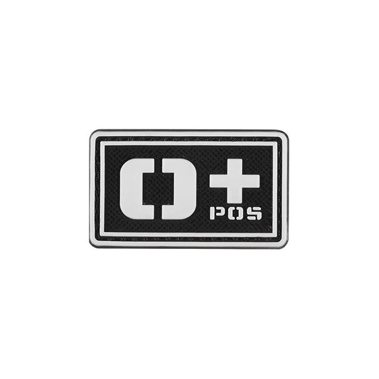 Blutgruppe 0+ Positiv Airsoft Patch Typ 0 + Softair Klett Aufnäher