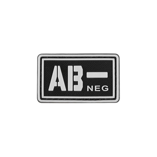 Blutgruppe AB- Negativ Airsoft Patch Typ AB - Softair Klett Aufnäher