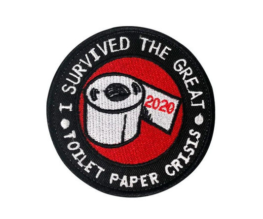 I Survived The Great Toilet Paper Crisis Patch Covid 19 Airsoft Klett Aufnäher