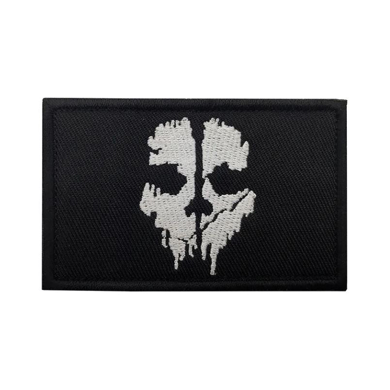 Call of Duty Ghosts Airsoft Stoff Patch CoD Softair Klett Aufnäher