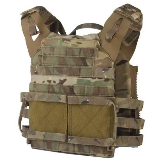 Leichte JPC 2.0 Replika Plattenträger-Weste – modulare Low-Profile-Weste für Airsoft & Training (kompatibel mit AVS Flaps, Zip-On Panels, MOLLE)