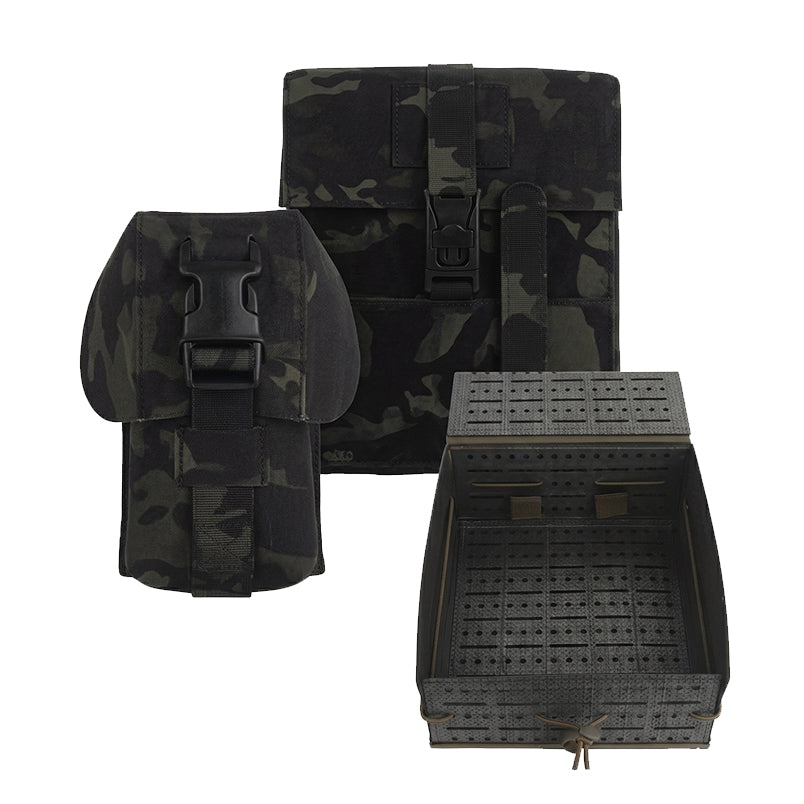 Drone Transport System MOLLE - Hardcase Pouch Set for UAV / FPV Drones