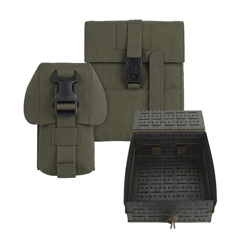 Drone Transport System MOLLE - Hardcase Pouch Set for UAV / FPV Drones