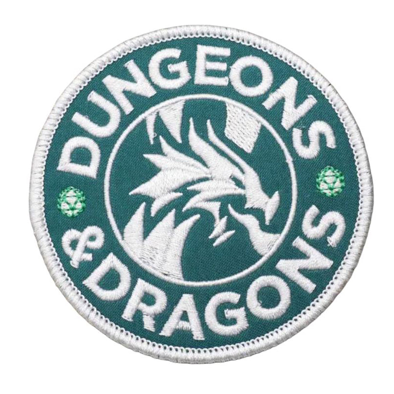 Dungeons and Dragons Velcro Patch DnD D&D Airsoft Rollenspiel Klett Aufnäher