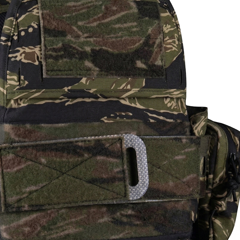 FCPC V5 Plate Carrier Full Set Replica – Modular Tactical Plate Carrier incl. Trauma Roll & GP Pouches | Tiger Stripe Camo