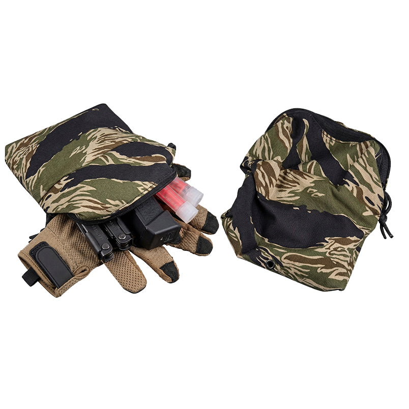 FCPC V5 Plate Carrier Full Set Replica – Modular Tactical Plate Carrier incl. Trauma Roll & GP Pouches | Tiger Stripe Camo