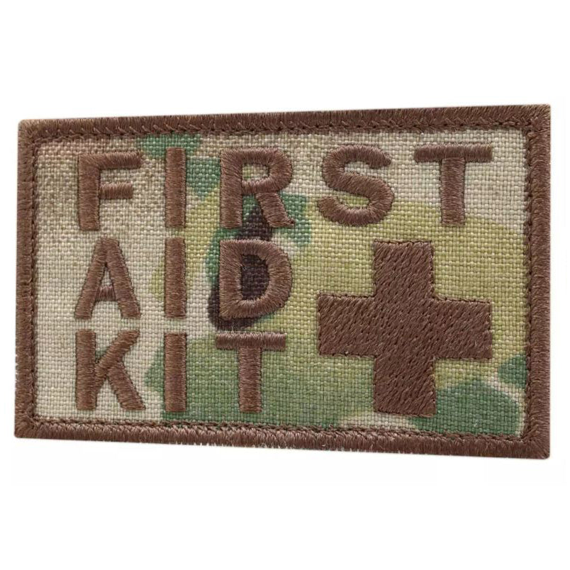 First Aid Kit Velcro Patch Erste Hilfe Trauma Tasche Klett Aufnäher Multicam