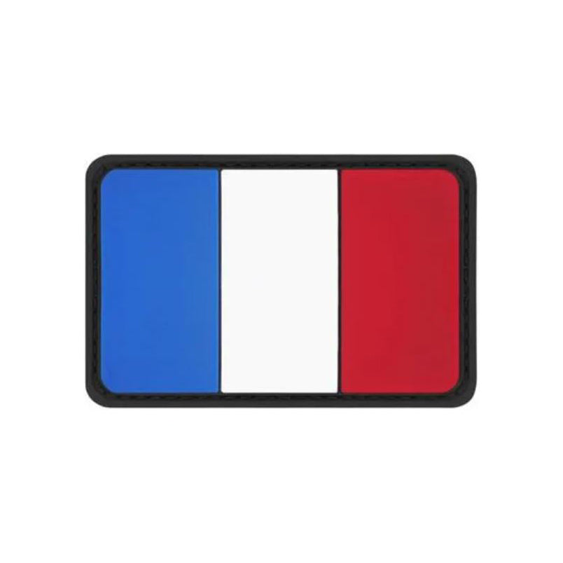 Frankreich Fahne Bushcraft PVC Patch Französische Flagge Survival Klett Aufnäher