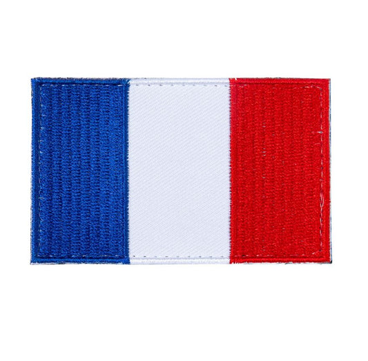 Frankreich Flagge Airsoft Patch Französische Fahne Softair Klett Aufnäher