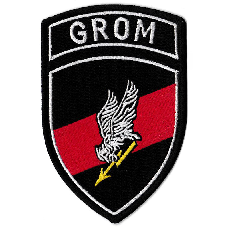 GROM Polen Airsoft Velcro Patch Polnische Spezialeinheit Softair Klett Aufnäher