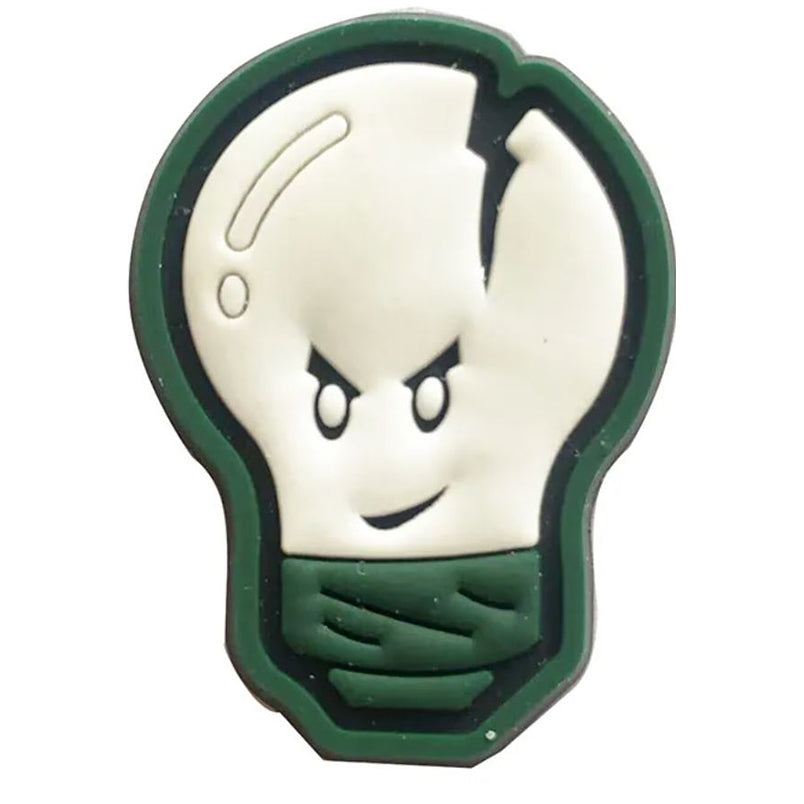 Glühbirne Cartoon Velcro PVC Patch Light Bulb AIrsoft Klett Aufnäher Oliv