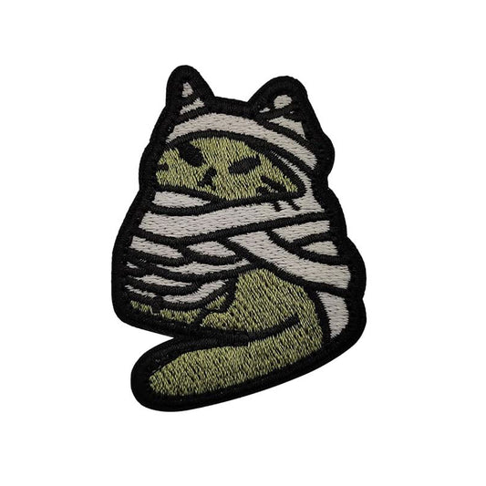 Halloween Mummy Cat Airsoft Patch Katze Mumie Kostüm Softair Klett Aufnäher