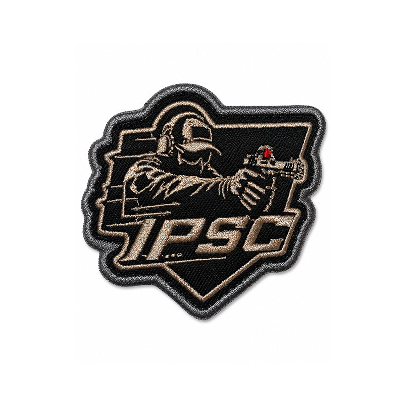 IPSC Schütze Glock Pistole Patch Dynamisches Schießen Embroidery Nylon Klett Aufnäher