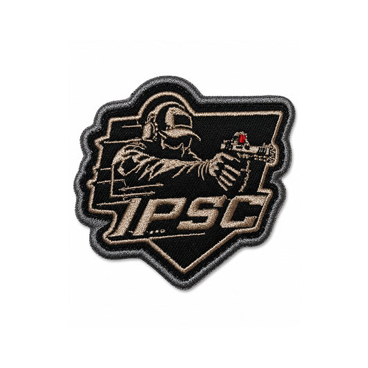 IPSC Schütze Glock Pistole Patch Dynamisches Schießen Embroidery Nylon Klett Aufnäher