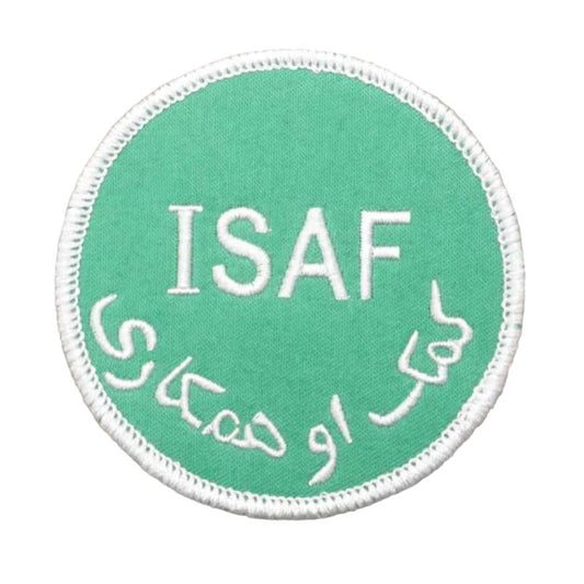 ISAF Afghanistan Velcro Patch International Security Assistance Force Klett Aufnäher