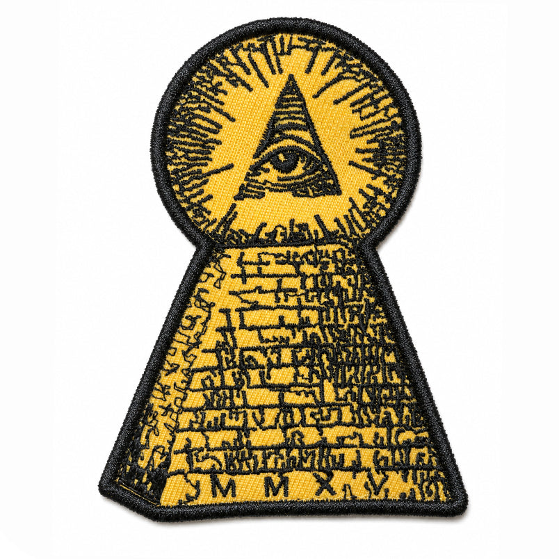 Illuminati Auge Patch All Seeing Eye Embroidery Klett Aufnäher