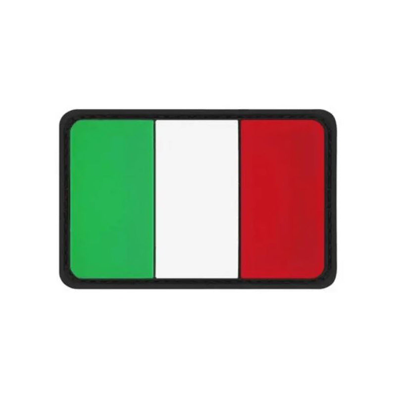 Italien Fahne Bushcraft PVC Patch Italienische Flagge Survival Klett Aufnäher