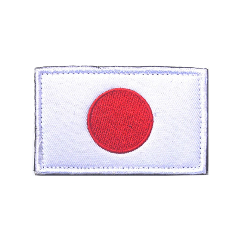 Japan Fahne Bushcraft Patch Japanische Flagge Survival Klett Aufnäher