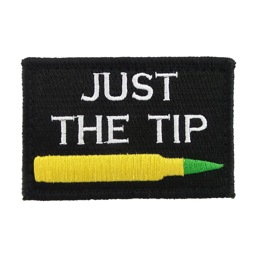 Just The Tip Airsoft Velcro Patch M855 Moral Klett Aufnäher