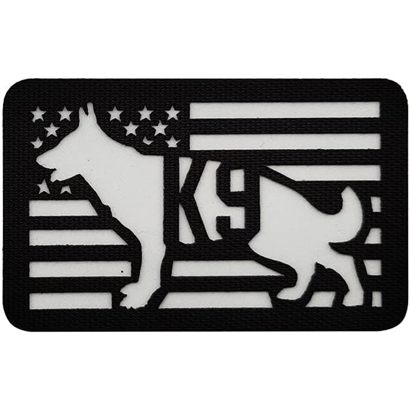 USA Hund Diensthundeführer Velcro Patch Polizeihund Trainer Klett Aufnäher