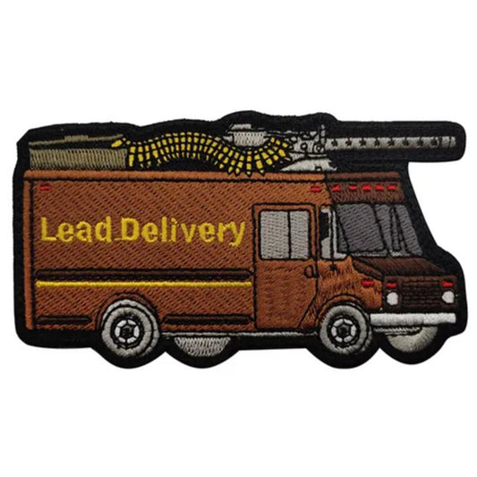 Lead Delivery Airsoft Patch UPS Truck Softair Klett Aufnäher