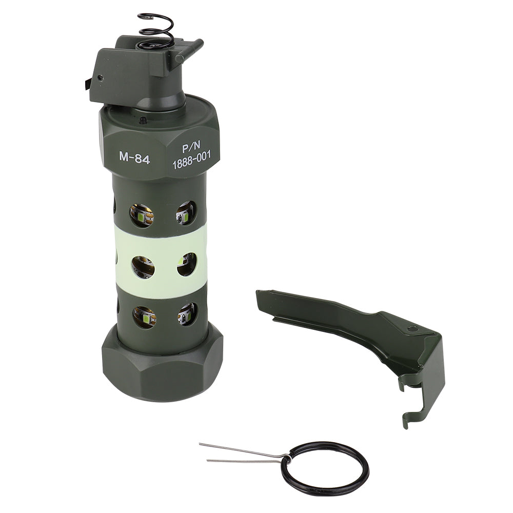 M-84 Decoy Flashbang Airsoft stun grenade with LEDs