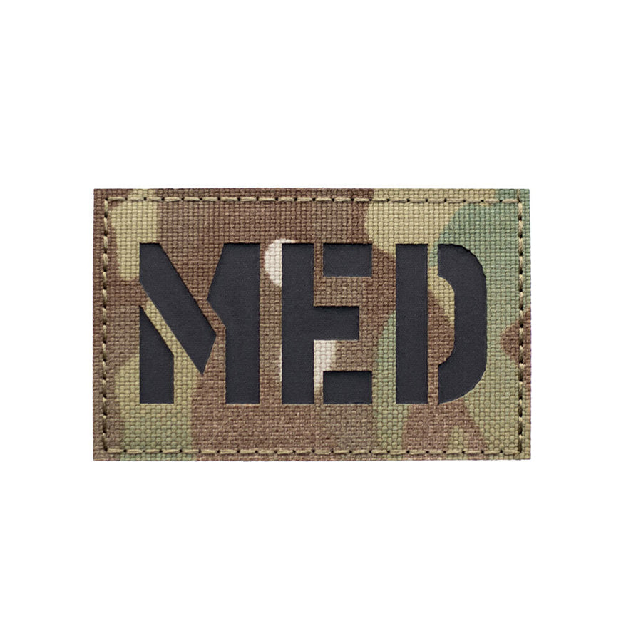 MED Medic Multicam Airsoft Patch Sanitäter IR Softair Klett Aufnäher