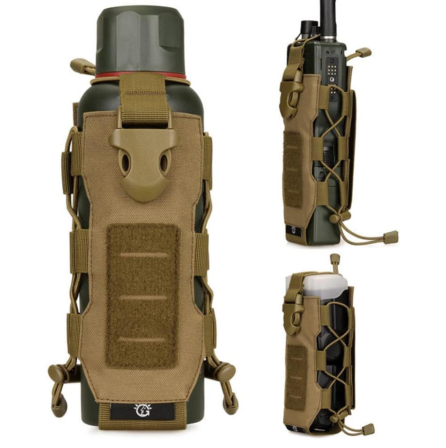 MOLLE Trinkflaschentasche / Funkgerätetasche – verstellbar für 0,3–0,85 L