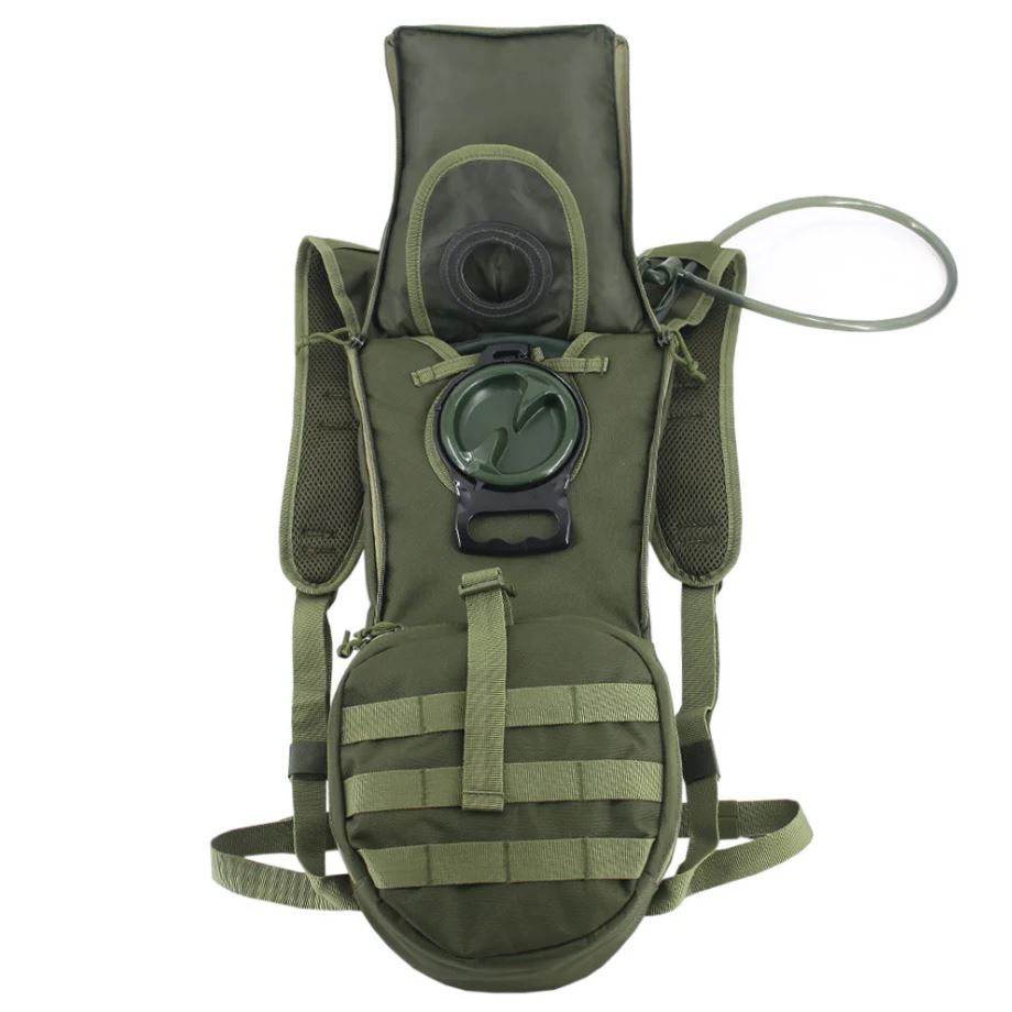 Molle Airsoft Rucksack mit 3L Trinkblase Softair Trinksystem Trinkrucksack