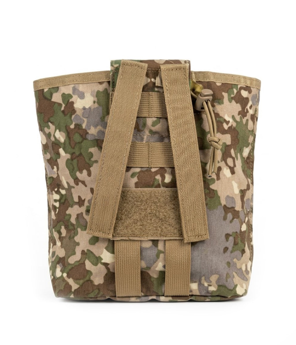 Multitarn Dump Pouch MOLLE – Bundeswehr kompatible Mag Drop Tasche faltbar | Tactical Reload Pouch