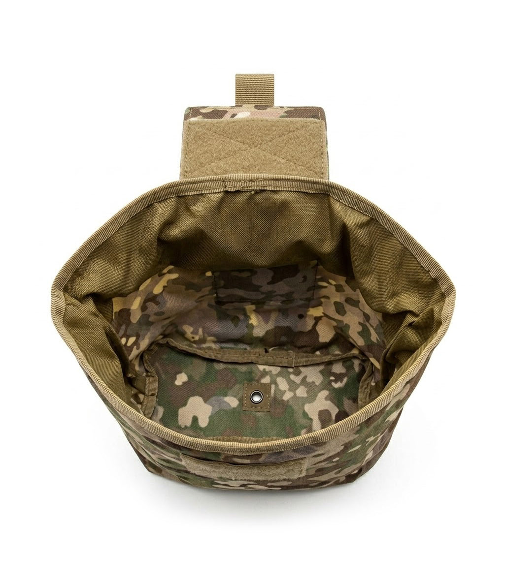 Multitarn Dump Pouch MOLLE – Bundeswehr kompatible Mag Drop Tasche faltbar | Tactical Reload Pouch