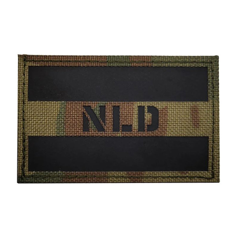 NLD Niederlande Flagge Patch Netherlands Holland IR Klett Aufnäher Multicam