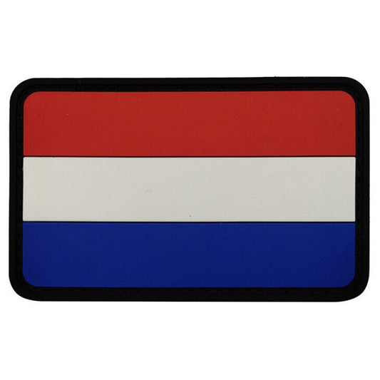 Niederlande Fahne Velcro Patch Holland Netherlands Flagge PVC Klett Aufnäher