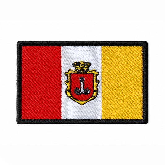 Odessa Flagge Wappen Velcro Patch Ukraine Odesa Klett Aufnäher
