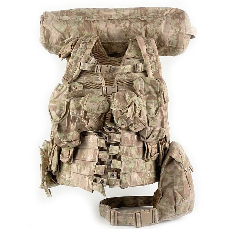 Original 6Ш117 Ratnik Load Bearing System (Technikom) – EMR Desert / Mountain Tarn, Komplettset dokumentiert (2020)
